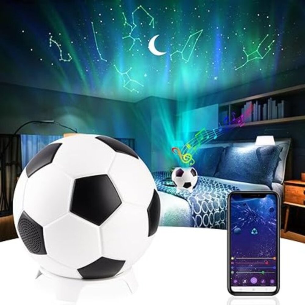 Constellations Star Night Light Soccer  Design and Bluetooth Speaker *New***
